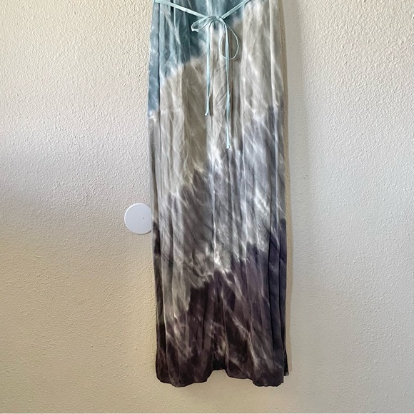 Splendid Anya Maxi Dress Womens M Tie Dye Spaghetti Strap Viscose Pockets V Neck - Picture 8 of 16